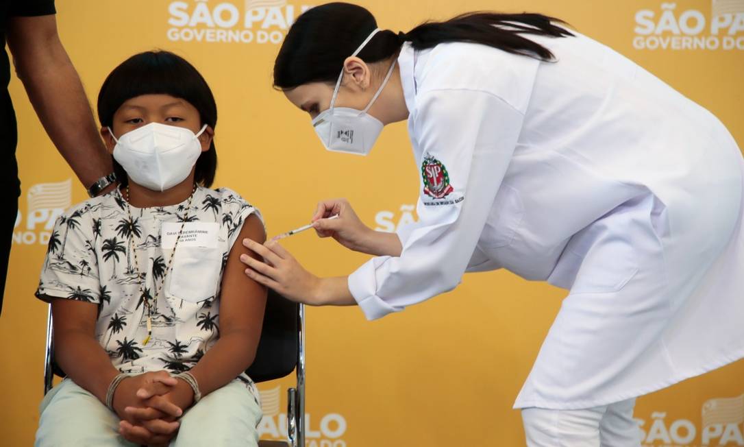 SP COMEÇA A VACINA NAS PRIMEIRAS CRIANÇAS NA 2° FEIRA