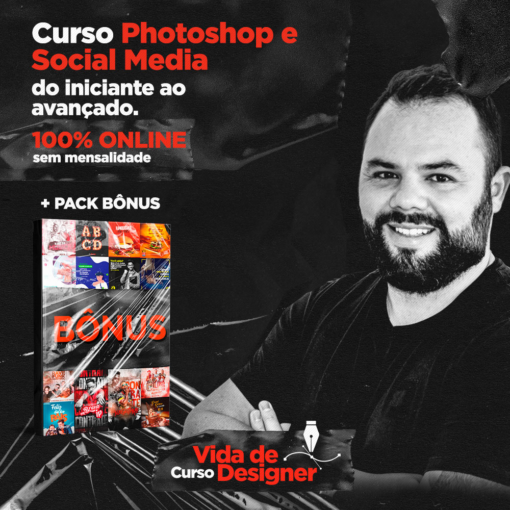 Aprenda a criar artes incríveis no Photoshop e conquiste sua independência financeira trabalhando de casa.