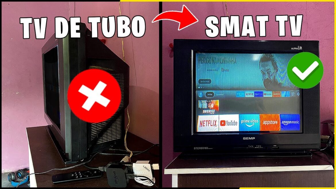 TRANSFORME SUA TV DE TUBO OU LED EM UMA SMART TV